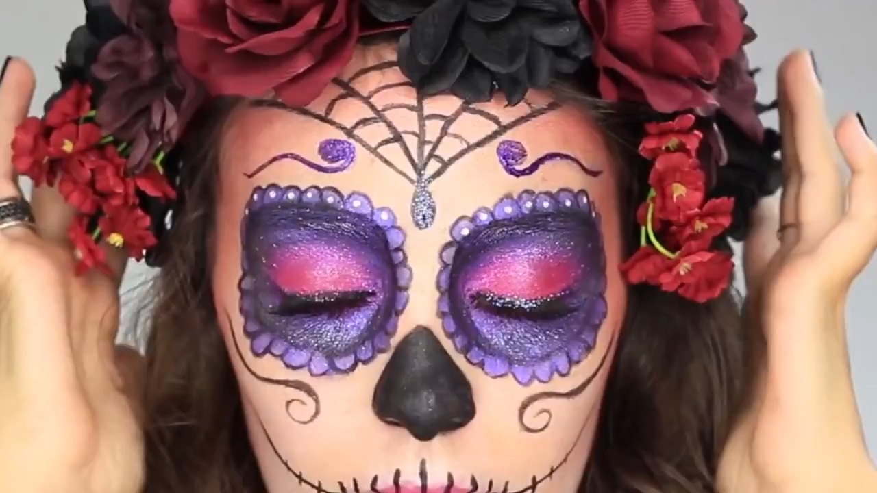 halloween sugar skull - tuto maquillage